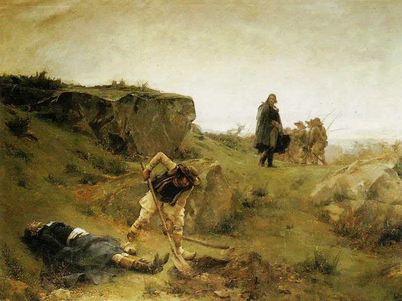 1857-Alexandre Bloch - Morte di La Rochejaquelein